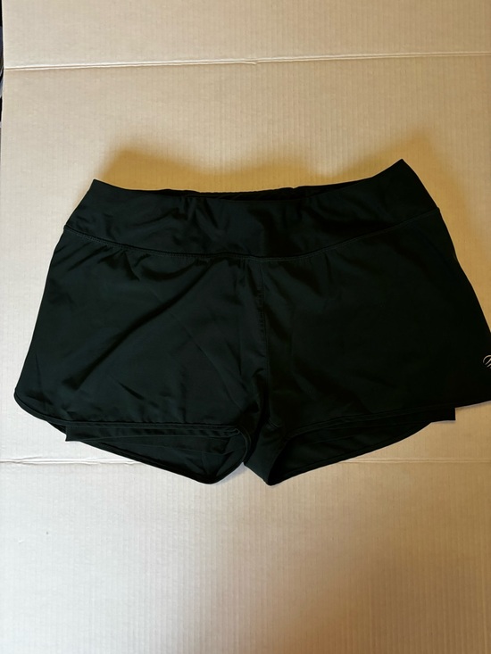 MPG Pants - MPG Women's dark green Athletic Shorts - Lightweight Performance large